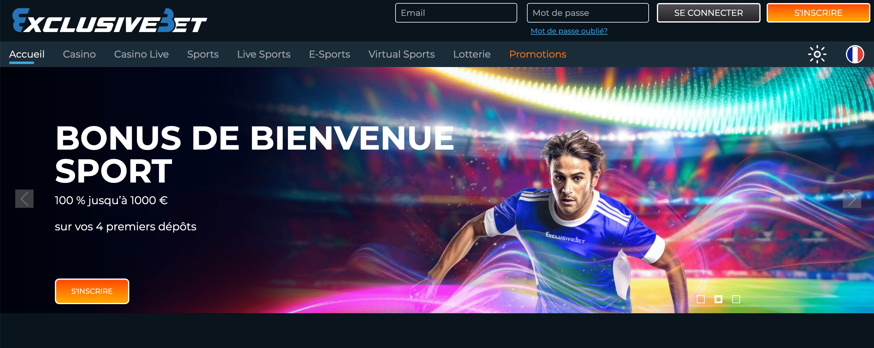 Exclusivebet Homepage