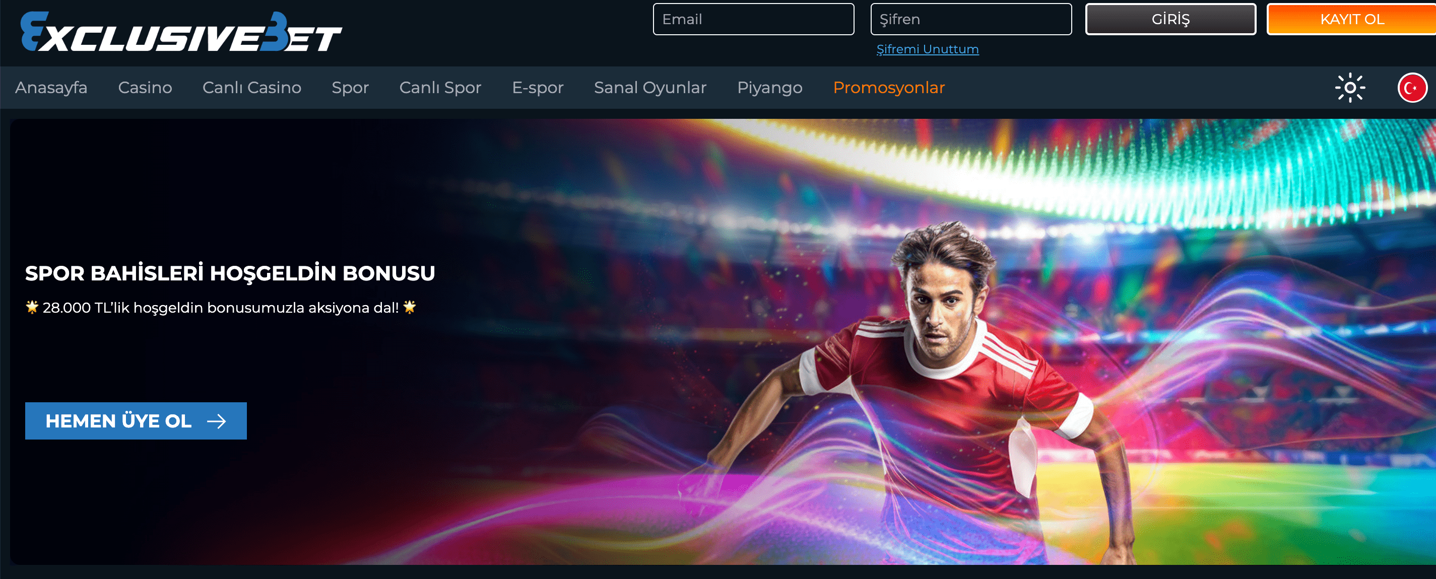 Exclusivebet Homepage